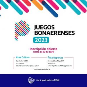 Abierta la inscripción para los Juegos Bonaerenses 2023